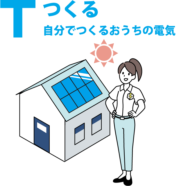 Tつくる 自分でつくるおうちの電気