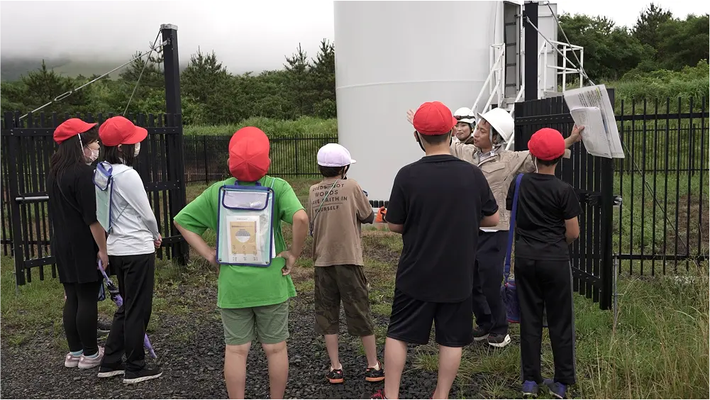 見学会の様子(松前町)