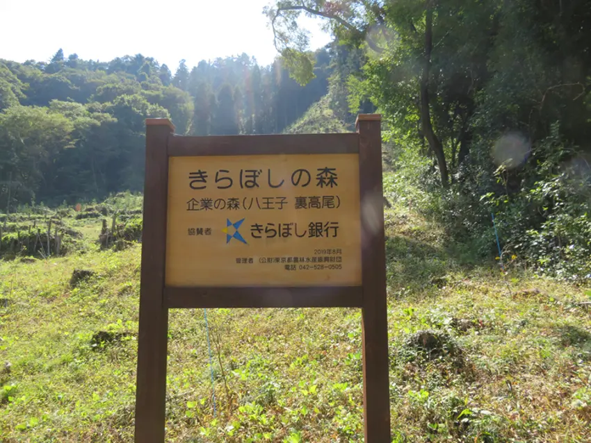 森林保全活動・「企業の森・きらぼしの森」